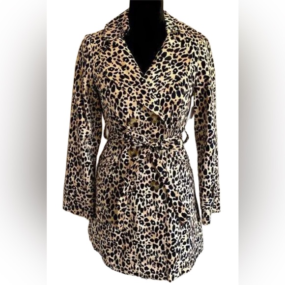 Forever 21 Jackets & Blazers - Forever 21 Leopard Trench Coat